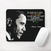 Obama-Mausunterlage Mousepad (Mit Mouse)
