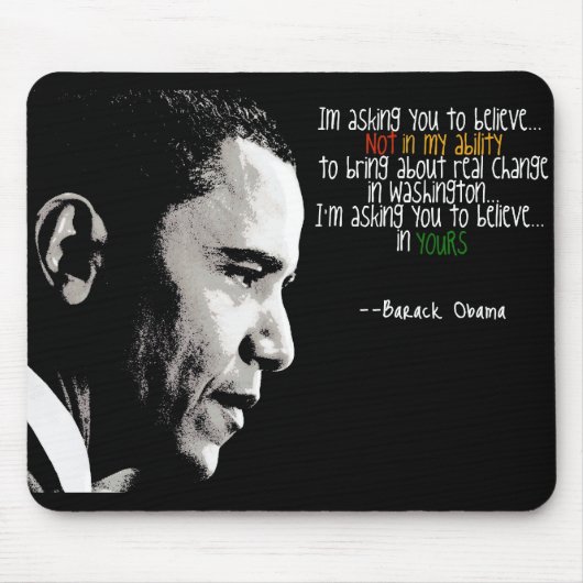 Obama-Mausunterlage Mousepad (Vorne)