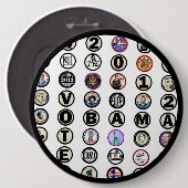 Obama mehrpolig button (Vorne & Hinten)