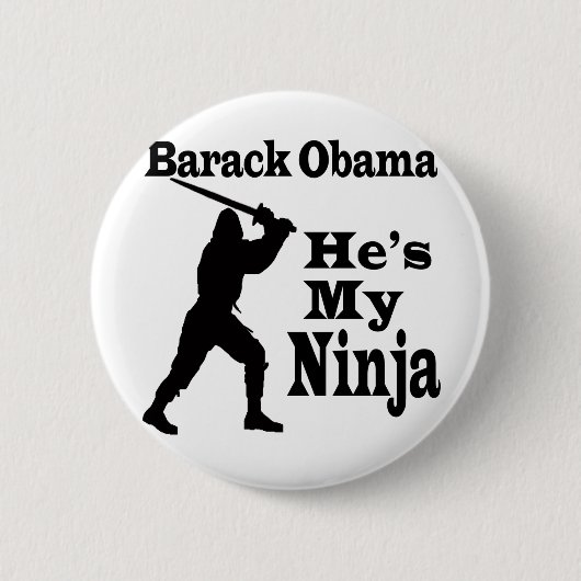 Obama mein Ninja Button (Vorderseite)