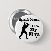 Obama mein Ninja Button (Vorne & Hinten)