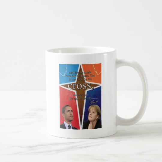 obama -merkel kaffeetasse