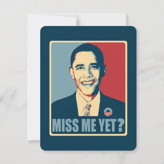 Obama Miss mich noch? (Rückseite)