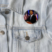 Obama mit Flaggen Button (Beispiel)