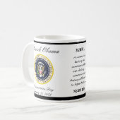 Obama mit JFK - Kaffee-Tasse Kaffeetasse (Vorderseite Links)