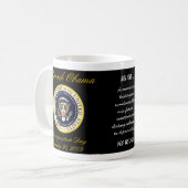 Obama mit Kennedy - Kaffee-Tasse Kaffeetasse (Vorderseite Links)