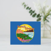 Obama Montana Postcard Postkarte (Stehend Vorderseite)