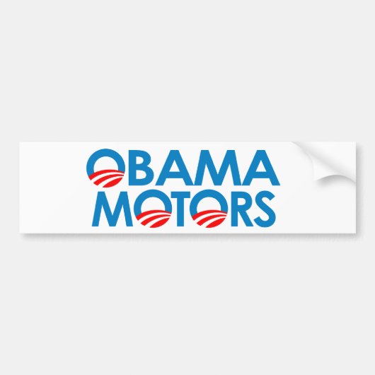 Obama-Motoren Autoaufkleber (Vorne)