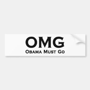 Obama muss Antigehen Obama Autoaufkleber