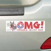 Obama muss gehen 2012 autoaufkleber (Auf Auto)