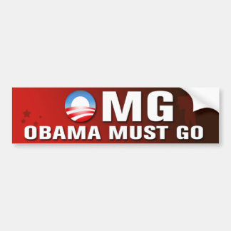 Obama muss gehen Autoaufkleber