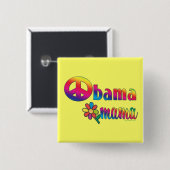 Obama-Mutter Button (Vorne & Hinten)