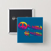 Obama-Mutter Button (Vorne & Hinten)