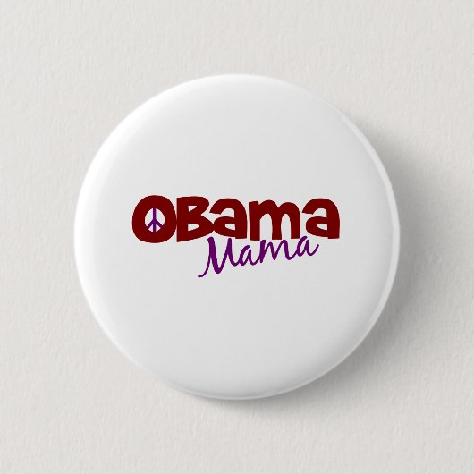 Obama-Mutter Button (Vorderseite)