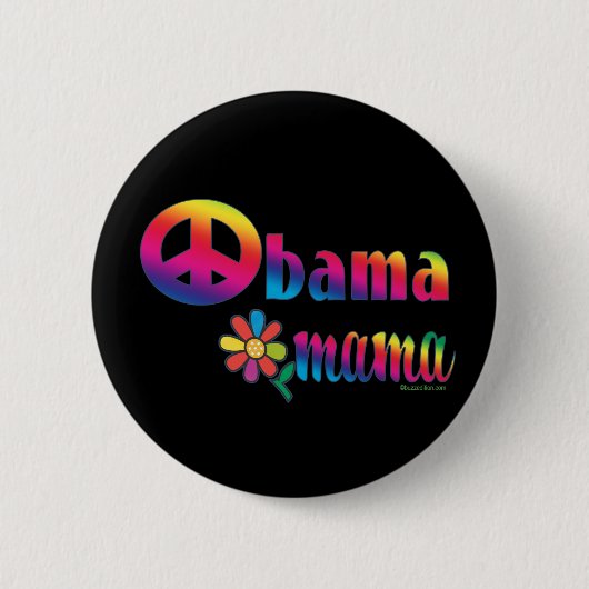 Obama-Mutter Button (Vorderseite)