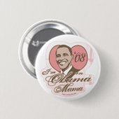 Obama-Mutter Button (Vorne & Hinten)