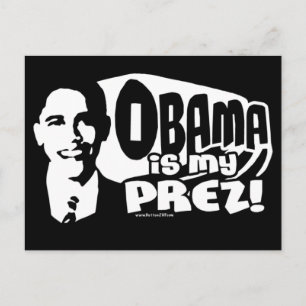 Obama My Prez Post Cards Postkarte
