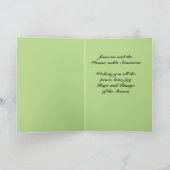 Obama-nable Snowman Weihnachtskarte Feiertagskarte (Innenseite)