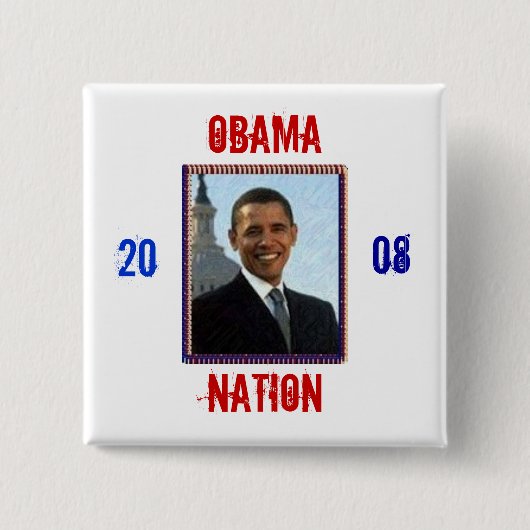 Obama, Nation, Button (Vorderseite)