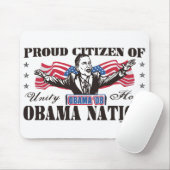 Obama-Nations-Cartoon Mousepad (Mit Mouse)