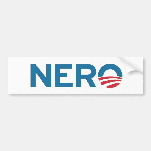 Obama NERO Autoaufkleber (Vorne)