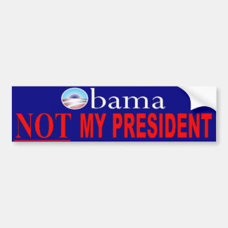 Obama - nicht mein Präsident Autoaufkleber
