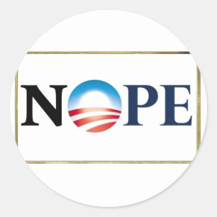 Obama NOPE Stickers
