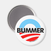Obama O Bummer Logo Magnet (Vorderseite/Rückseite)