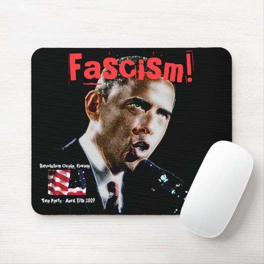 Obama, OldGlory, Revolutions-Tee-Party Mousepad (Mit Mouse)