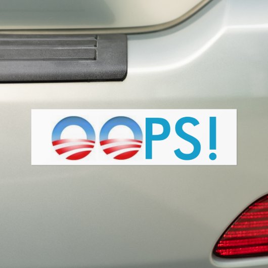 Obama OOPS! Autoaufkleber (Auf Auto)