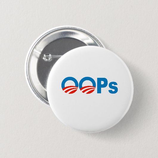 Obama oops button (Vorne & Hinten)