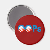 Obama oops magnet (Vorderseite/Rückseite)