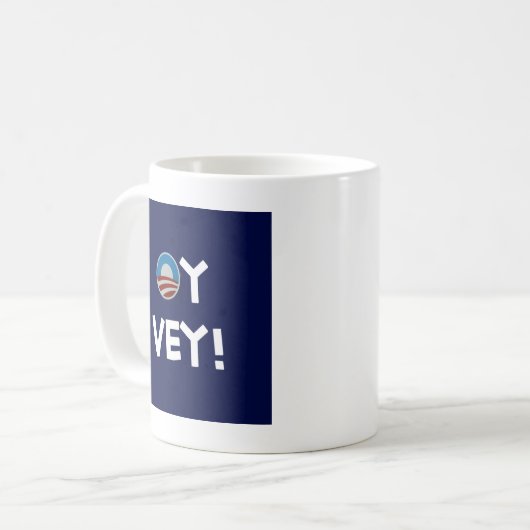 Obama oy vey kaffeetasse (Vorderseite Links)
