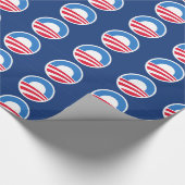 Obama-Packpapier Geschenkpapier (Ecke)