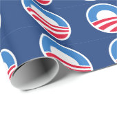 Obama-Packpapier Geschenkpapier (Rolleneckpunkt)