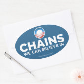 Obama Parody Chains Sticker (Umschlag)