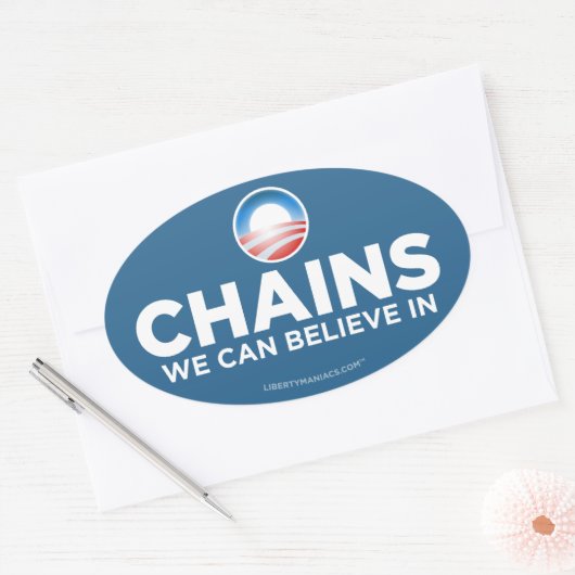 Obama Parody Chains Sticker (Umschlag)