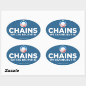 Obama Parody Chains Sticker (Blatt)