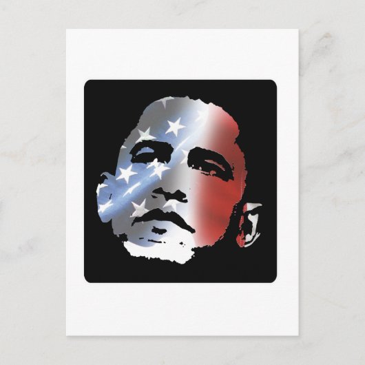 Obama Patriot Postkarte (Vorderseite)