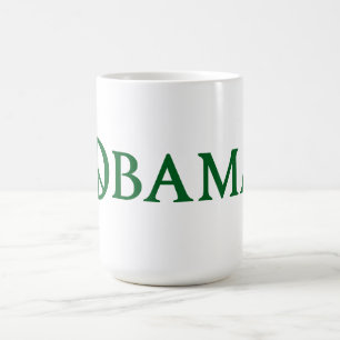 Obama Peace Symbol Coffee Tasse