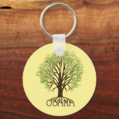 Obama Peace Tree Schlüsselanhänger (Vorderseite)