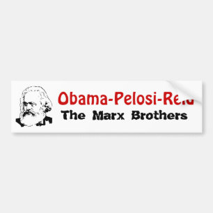 Obama-Pelosi-Reid - die Marx-Brüder Autoaufkleber