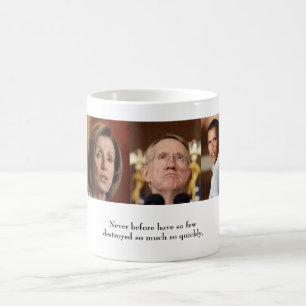 Obama Pelosi Reid nie vorher Kaffeetasse