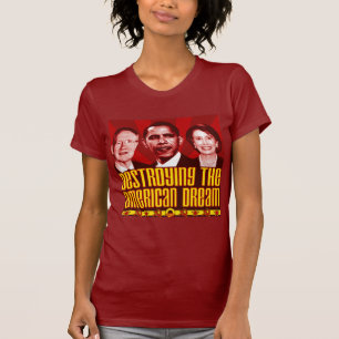 Obama Pelosi Reid - Zerstören des amerikanischen T-Shirt