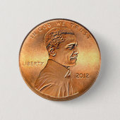Obama-Penny-Knopf-Ausgabe 2012 Button (Vorderseite)