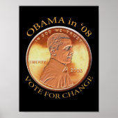 Obama Penny Poster (Vorne)