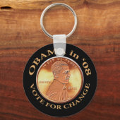 Obama Penny Schlüsselanhänger (Vorderseite)