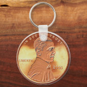 Obama Penny Schlüsselanhänger (Vorderseite)