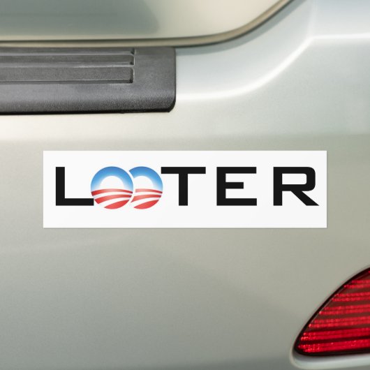 Obama-Plünderer Autoaufkleber (Auf Auto)