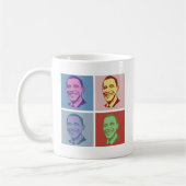 OBAMA POP ART -.png Kaffeetasse (Links)